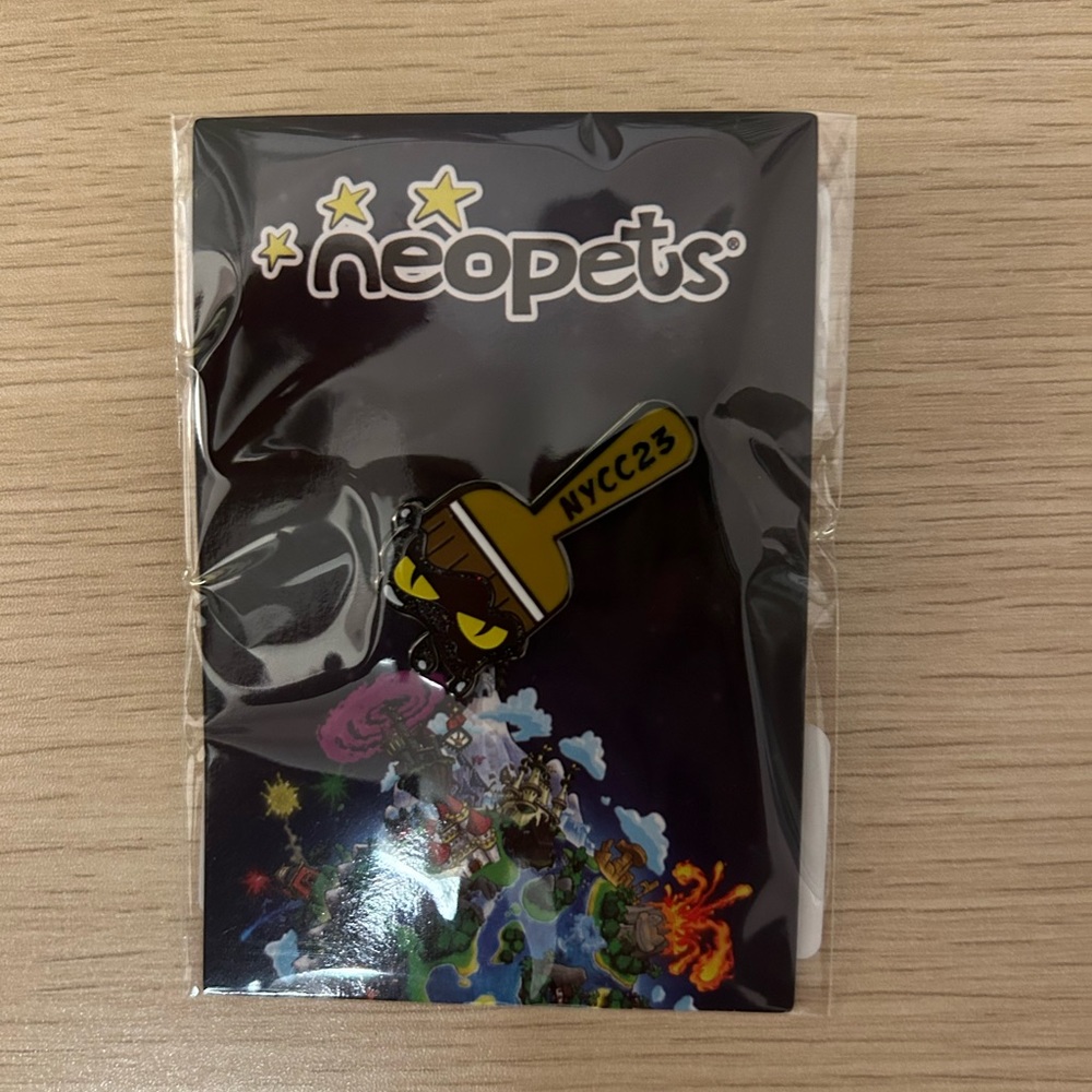 Neopets nycc paintbrush pin
